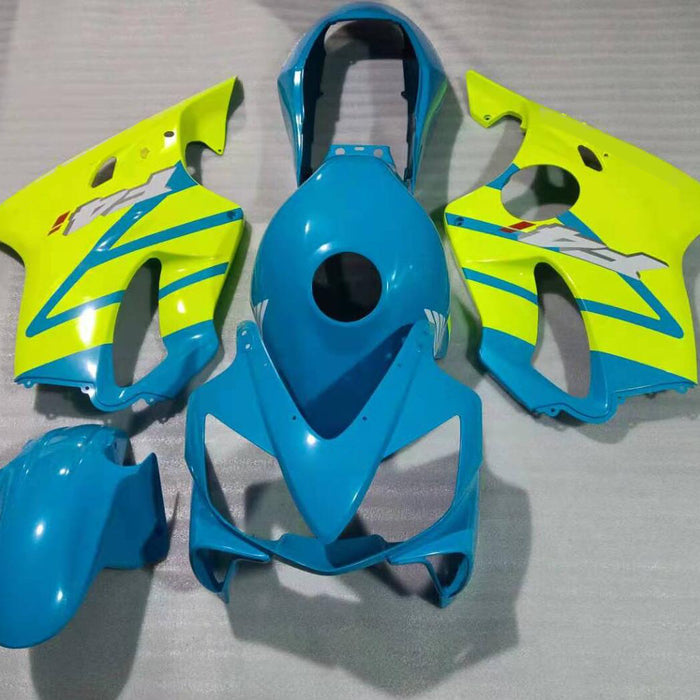 NT Aftermarket Injection ABS Plastic Fairing Fit for CBR600 F4i 2004-2007 Blue Neon Yellow N3282