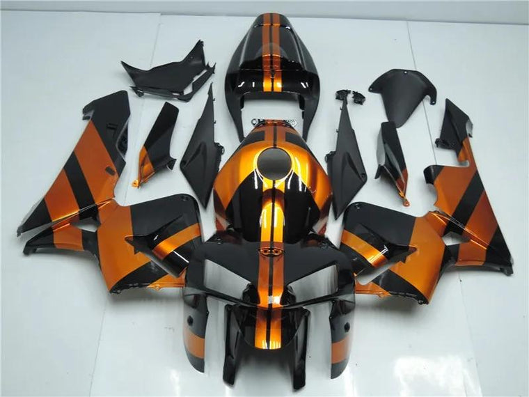 NT Fairing Fit for Honda 2005-2006 CBR600RR N006- Orange Black | ABS Injection