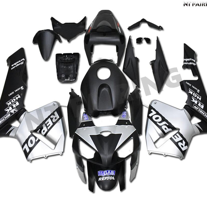 NT Injection Silver Black Fairing Fit for Honda 2005-2006 CBR600RR ABS N077