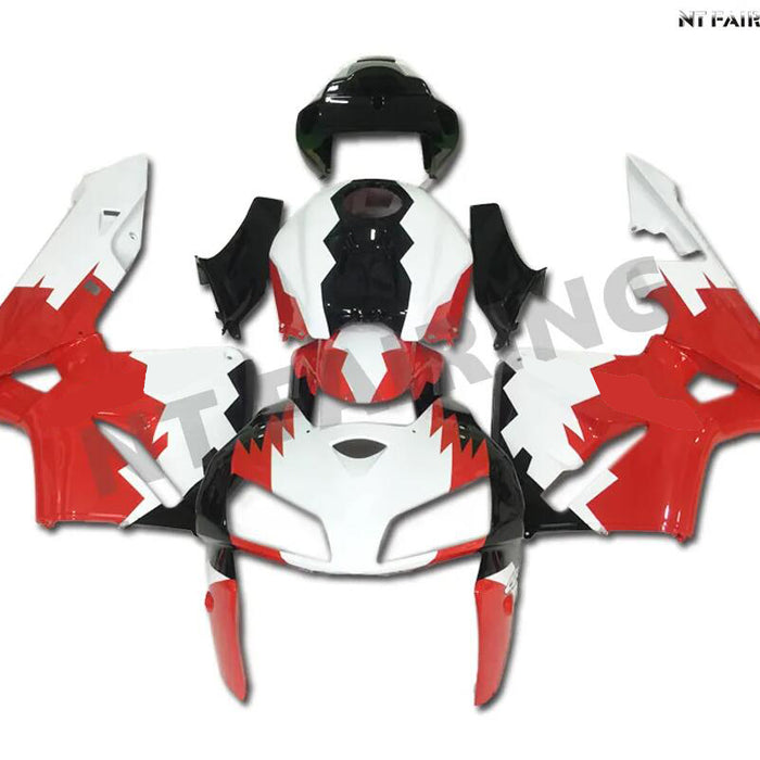 NT Aftermarket Injection ABS Plastic Fairing Kit Fit for CBR600RR 2005 2006 Red White Black N109