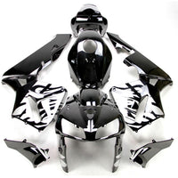 NT Aftermarket Injection ABS Plastic Fairing Kit Fit for CBR600RR 2005 2006 Silver Black N111
