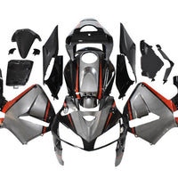 NT Aftermarket Injection ABS Plastic Fairing Kit Fit for CBR600RR 2005 2006 Gray Black Red N130