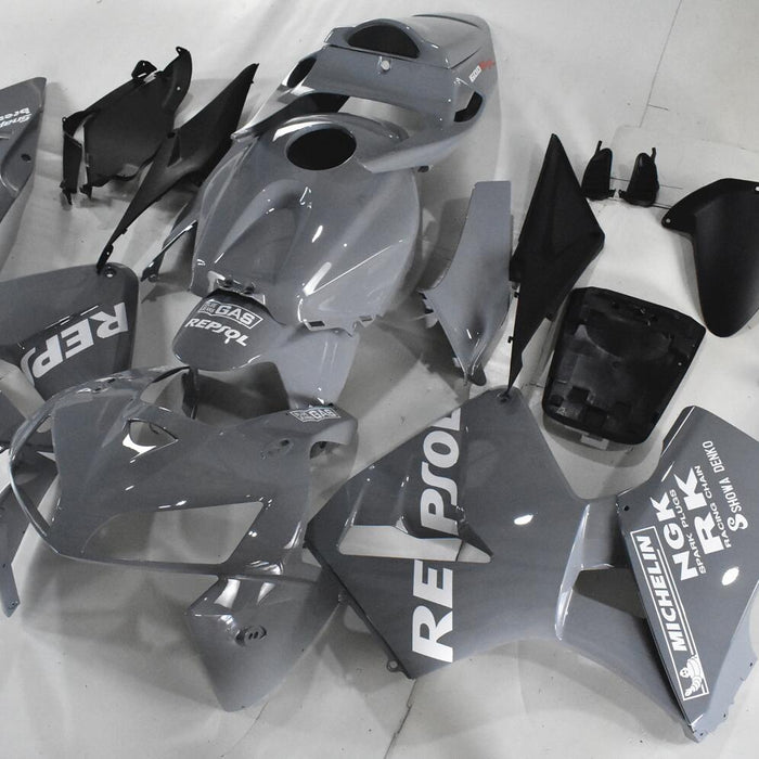 NT Aftermarket Injection ABS Plastic Fairing Kit Fit for CBR600RR 2005 2006 Nardo Gray N133