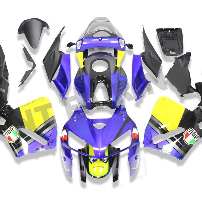 NT Aftermarket Injection ABS Plastic Fairing Kit Fit for CBR600RR 2005 2006 Blue Shark N125