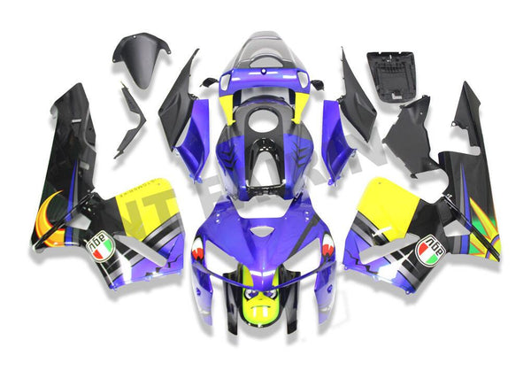 NT Aftermarket Injection ABS Plastic Fairing Kit Fit for CBR600RR 2005 2006 Blue Shark N125
