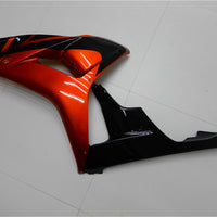 US STOCK NT Aftermarket Injection ABS Plastic Fairing Fit for CBR1000RR 2006-2007 Orange Black N002 Available in CA