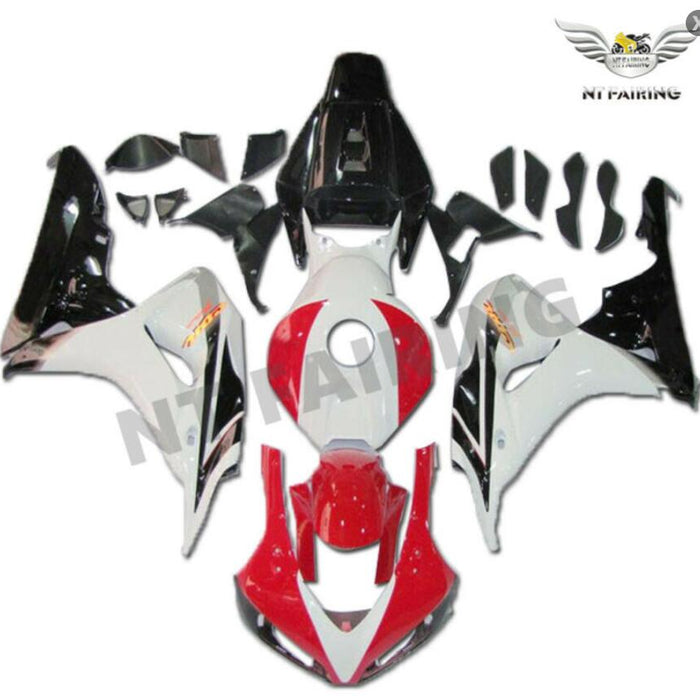 NT Aftermarket Injection ABS Plastic Fairing Fit for CBR1000RR 2006-2007 Red White Black N019