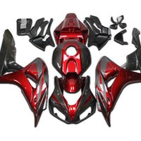 US STOCK NT Aftermarket Injection ABS Plastic Fairing Fit for CBR1000RR 2006-2007 Candy Red Grey Black N136 Available in CA