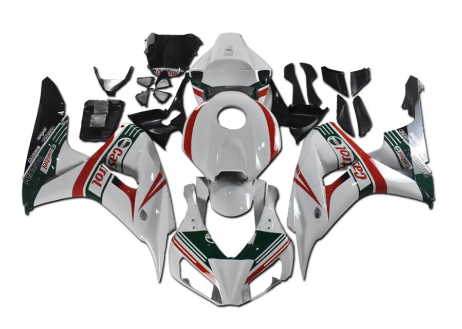 NT Fairing Fit for Honda 2006-2007 CBR1000RR N137- White Green Red | ABS Injection