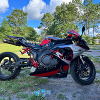 NT Aftermarket Injection ABS Plastic Fairing Fit for CBR1000RR 2006-2007 Black Silver Red