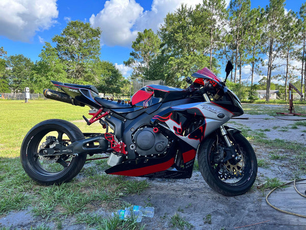 NT Aftermarket Injection ABS Plastic Fairing Fit for CBR1000RR 2006-2007 Black Silver Red