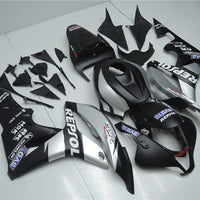 US STOCK NT Aftermarket Injection ABS Plastic Fairing Fit for CBR600RR 2007-2008 Silver Black N062 Available in CA