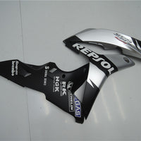 US STOCK NT Aftermarket Injection ABS Plastic Fairing Fit for CBR600RR 2007-2008 Silver Black N062 Available in CA