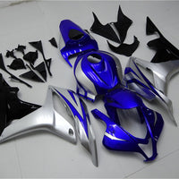 NT Aftermarket Injection ABS Plastic Fairing Fit for CBR600RR 2007-2008 Blue Silver Black N084