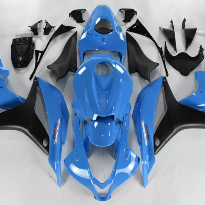 US STOCK NT Aftermarket Injection ABS Plastic Fairing Fit for CBR600RR 2007-2008 Glossy Blue N102 Available in CA