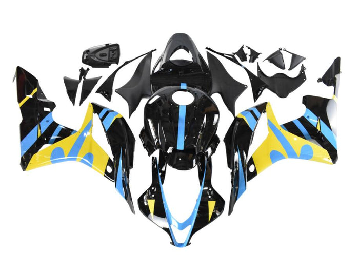 NT Aftermarket Injection ABS Plastic Fairing Fit for CBR600RR 2007-2008 Yellow Blue Black N103