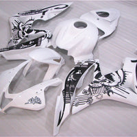NT Aftermarket Injection ABS Plastic Fairing Fit for CBR600RR 2007-2008 Black White N078