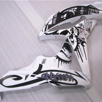NT Aftermarket Injection ABS Plastic Fairing Fit for CBR600RR 2007-2008 Black White N078