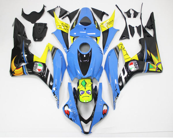 US STOCK NT Aftermarket Injection ABS Plastic Fairing Fit for CBR600RR 2007-2008 Shark N089 Available in CA