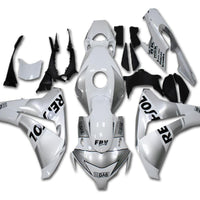 US STOCK NT Injection Mold White Silver Fairing Fit for Honda 2008-2011 CBR1000RR N023 Available in CA
