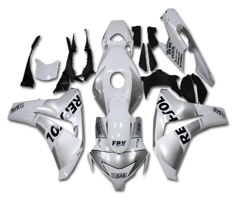NT Fairing Fit for Honda 2008-2011 CBR1000RR N023- White Silver | ABS Injection, US Stock