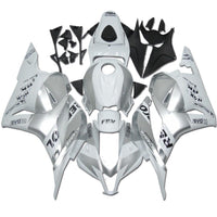 NT Aftermarket Injection ABS Plastic Fairing Fit for CBR600RR 2009-2012 Silver White N030