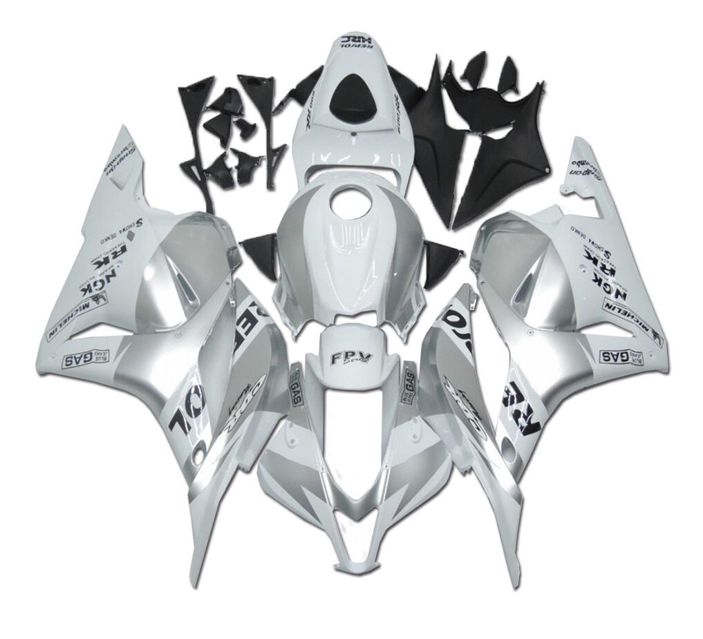 NT Fairing Fit for Honda 2009-2012 CBR600RR N030- Silver White | ABS Injection