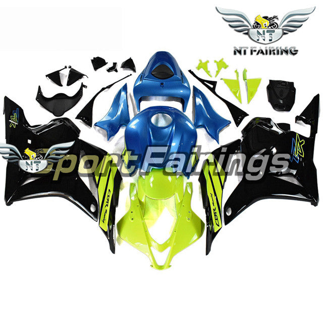 NT Fairing Fit for Honda 2009-2012 CBR600RR N036- Green Black Blue | ABS Injection