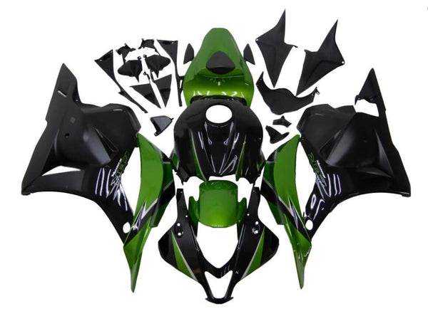 US STOCK NT Aftermarket Injection ABS Plastic Fairing Fit for CBR600RR 2009-2012 Green Black N040 Available in CA