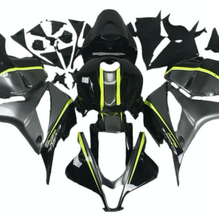 NT Aftermarket Injection ABS Plastic Fairing Fit for CBR600RR 2009-2012 Green Black N045