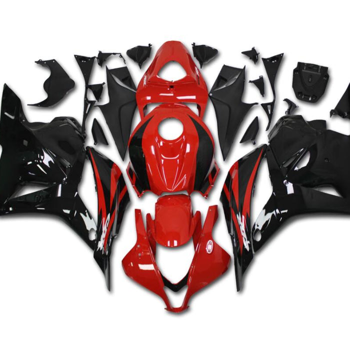NT Aftermarket Injection ABS Plastic Fairing Fit for CBR600RR 2009-2012 Red Black N051