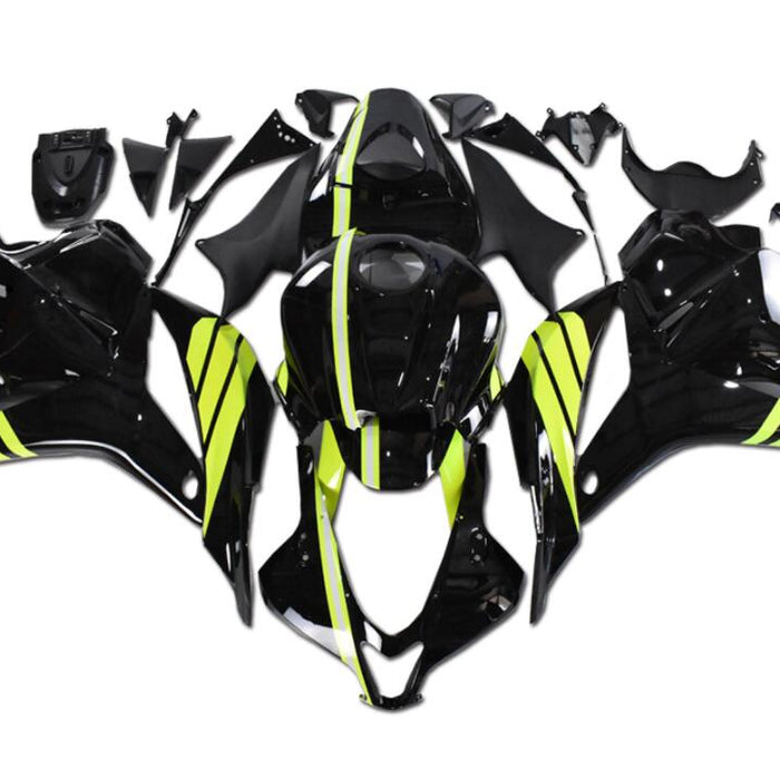 NT Aftermarket Injection ABS Plastic Fairing Fit for CBR600RR 2009-2012 Yellow Black N054