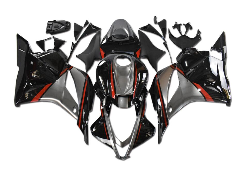 NT Fairing Fit for Honda 2009-2012 CBR600RR N055- Red Gray Black | ABS Injection