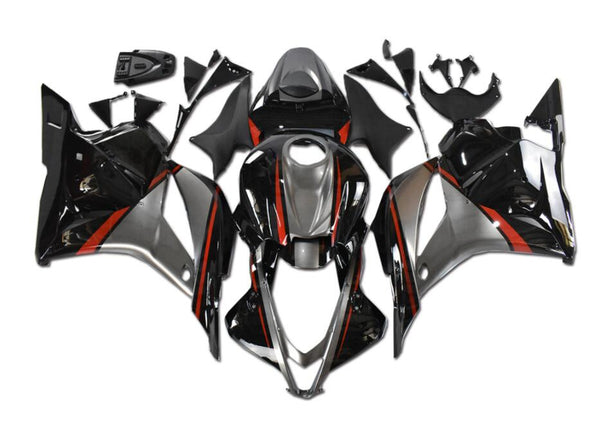 NT Aftermarket Injection ABS Plastic Fairing Fit for CBR600RR 2009-2012 Red Gray Black N055