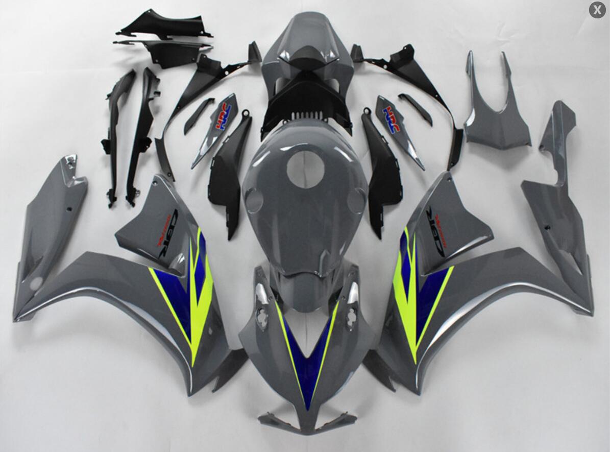 NT Fairing Fit for Honda 2012-2016 CBR1000RR N044- Grey Blue Green | ABS Injection, US Stock