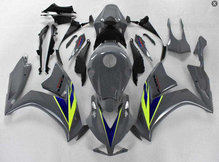 NT Fairing Fit for Honda 2012-2016 CBR1000RR N044- Grey Blue Green | ABS Injection, US Stock