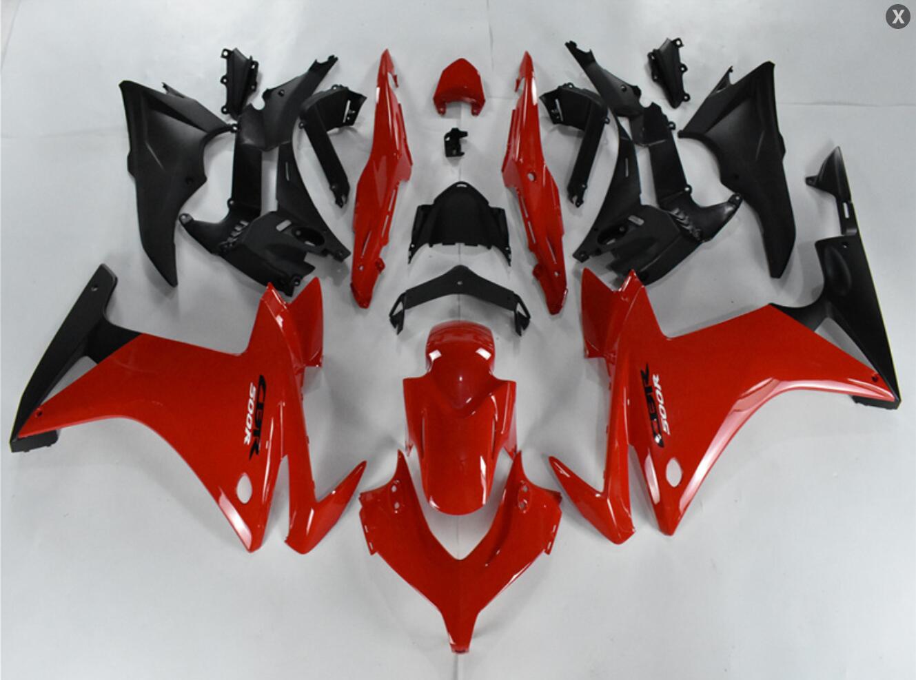 NT Fairing Fit for Honda 2013-2015 CBR500R N003- Red Black | ABS Injection, US Stock