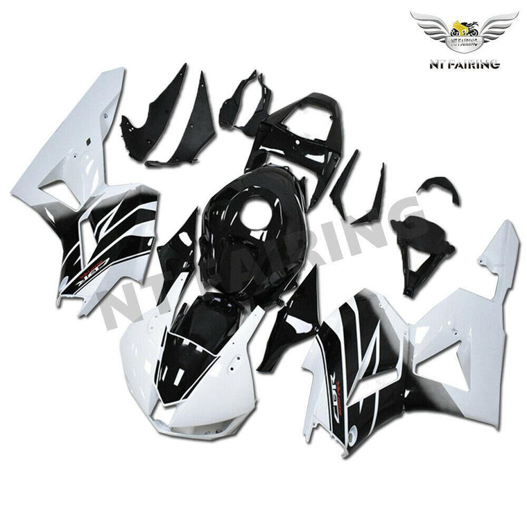 US STOCK NT Aftermarket Injection ABS Plastic Fairing Fit for CBR600RR 2013-2025 White Black N018 Available in CA