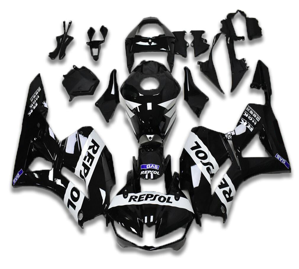 NT Fairing Fit for Honda 2013-2026 CBR600RR N019- Black White | ABS Injection, US Stock