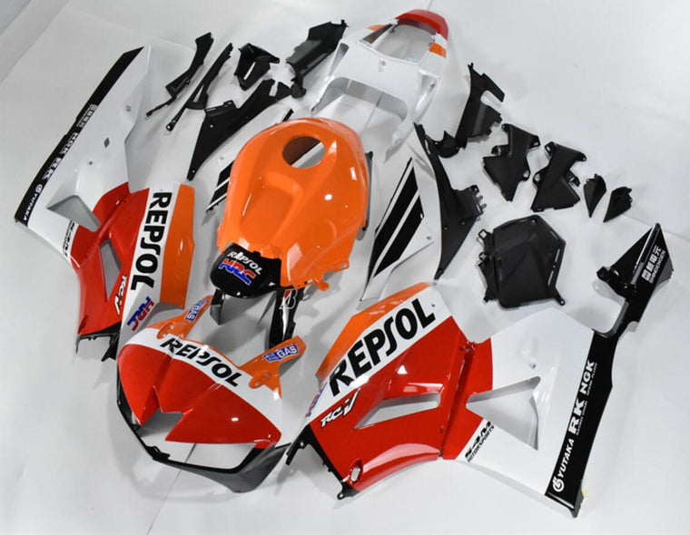 NT Fairing Fit for Honda 2013-2026 CBR600RR N025- Red White Orange | ABS Injection