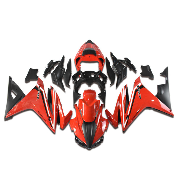 NT Aftermarket Injection ABS Plastic Fairing Fit for CBR500R 2016-2018 Red Black N002