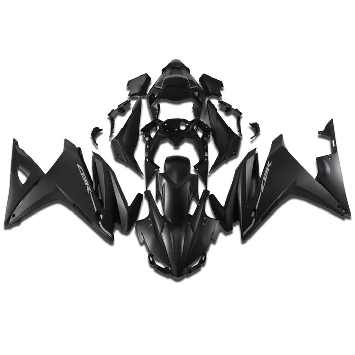 NT Aftermarket Injection ABS Plastic Fairing Fit for CBR500R 2016-2018 Matte Black N003