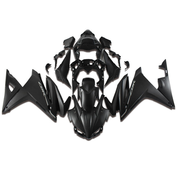 NT Aftermarket Injection ABS Plastic Fairing Fit for CBR500R 2016-2018 Matte Black N003