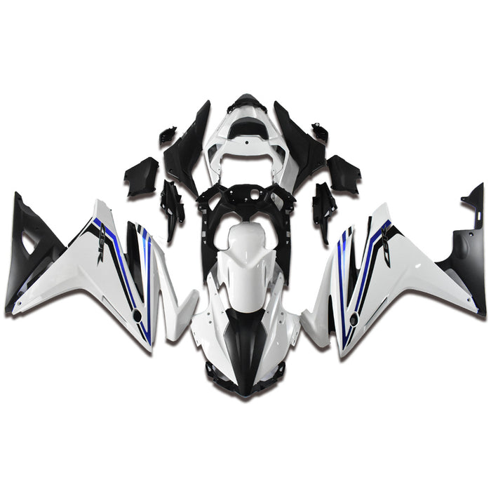 NT Aftermarket Injection ABS Plastic Fairing Fit for CBR500R 2016-2018 White Black N004
