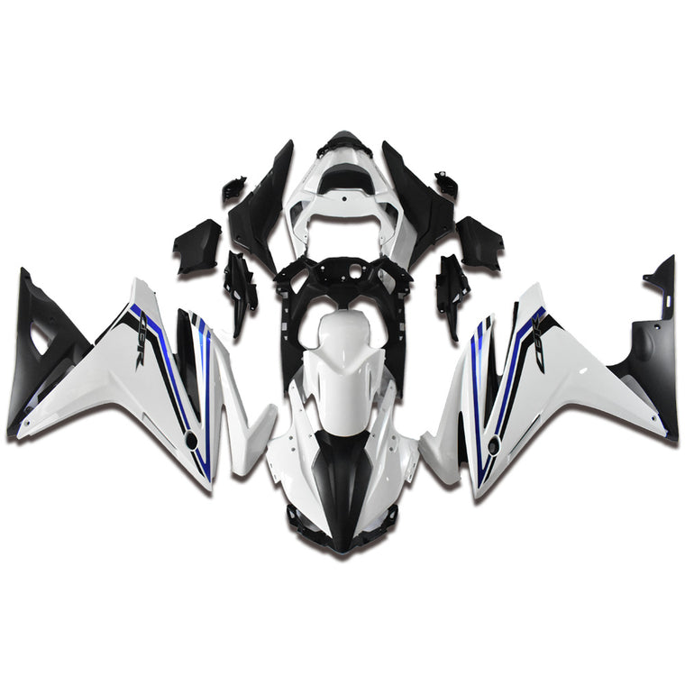 NT Fairing Fit for Honda 2016-2018 CBR500R N004- White Black | ABS Injection