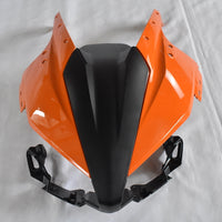 NT Aftermarket Injection ABS Plastic Fairing Fit for CBR500R 2016-2018 Orange Black N005