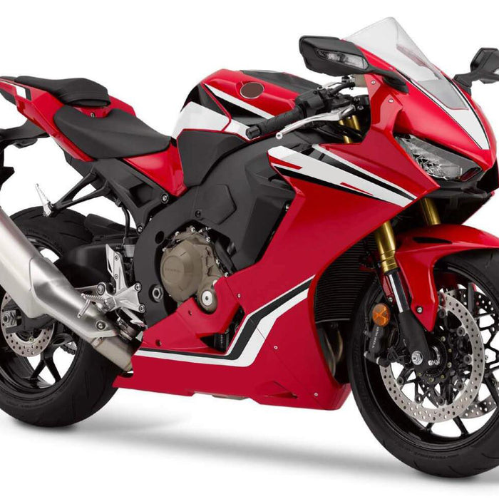 US STOCK NT Aftermarket Injection ABS Plastic Fairing Fit for CBR1000RR 2017-2023 Red White Black N004 Available in CA