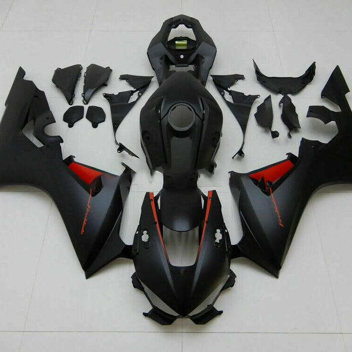 US STOCK NT Aftermarket Injection ABS Plastic Fairing Fit for CBR1000RR 2017-2023 Black Red N009 Available in TX