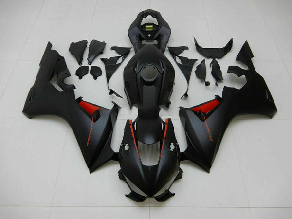 US STOCK NT Aftermarket Injection ABS Plastic Fairing Fit for CBR1000RR 2017-2023 Black Red N009 Available in TX