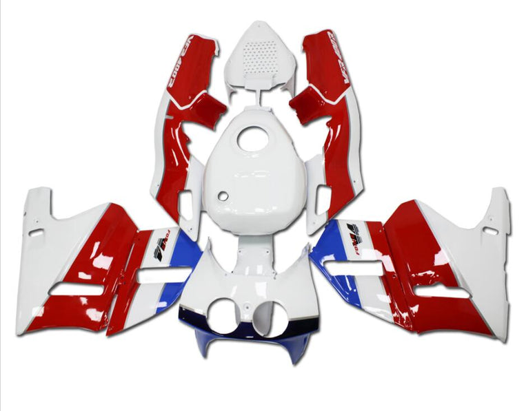 NT Fairing Fit for Honda 1988-1992 VFR400R N002- Red White Blue Castrol Nc | ABS Injection
